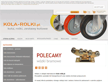 Tablet Screenshot of kola-rolki.pl